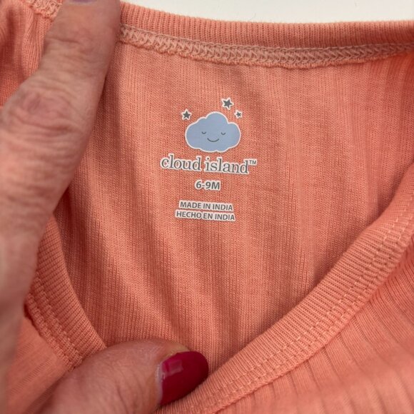 Baby Long Sleeve Bodysuit Snap crotch 6-9 Mo - Set of 3 NWT Pink Taupe Neutrals - Picture 3 of 7